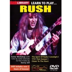 Lick Library Learn To Play RUSH Electric Guitar Tutorial DVD RDR0262