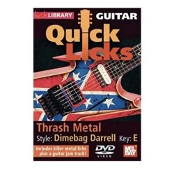 Lick Library Quick Licks Dimebag Darrell Thrash Metal Guitar DVD