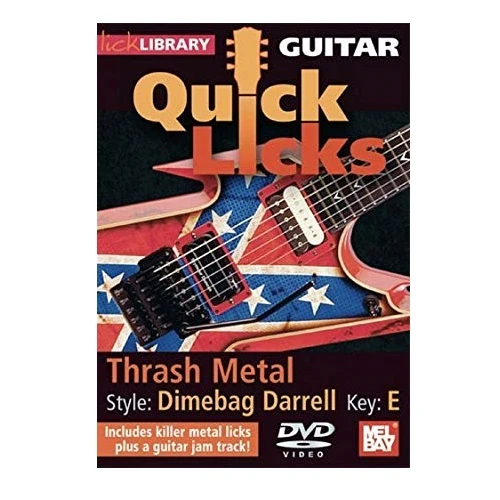 Lick Library Quick Licks Dimebag Darrell Thrash Metal Guitar DVD 1 Lick Library Quick Licks Dimebag Darrell Thrash Metal Guitar DVD