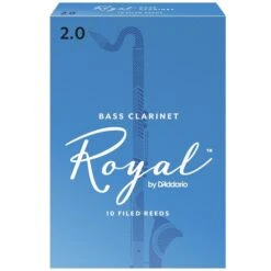 Rico Royal Bass Clarinet Reed 2.0 – Pack Of 10 Reeds