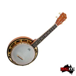 Bryden SBU812 8-Inch Banjo Ukulele – Natural Flamed Satin