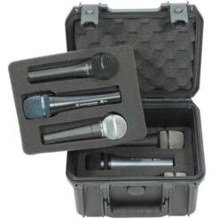 SKB Waterproof Microphone Touring Hard Case For 6 Mics & Accessories 3I-0907-MC6