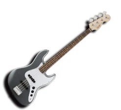 Fender Squier Affinity Jazz Bass Guitar Slick Silver Finish PRO-SCM Setup