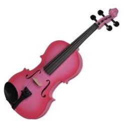 Steinhoff 4/4-Size Student Violin With Case And Bow – PINK Outfit