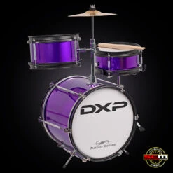 DXP 3 PIECE PURPLE JUNIOR DRUM KIT With CYMBAL And STICKS