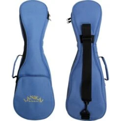 Lanikai Tenor Ukulele Padded Uke Gig Bag BLUE With Logo