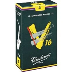 2.5 Size Vandoren V16 Alto Sax Saxophone Reeds – Box Of 10