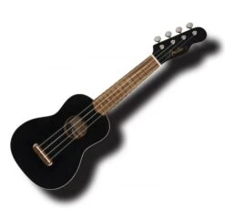 Fender California Venice Series Soprano Ukulele Black Finish 0971610506