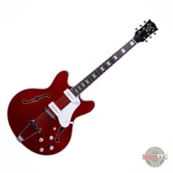 VOX BC-V90-CR BOBCAT V90 Semi-Hollow Body Electric Guitar Cherry Finish