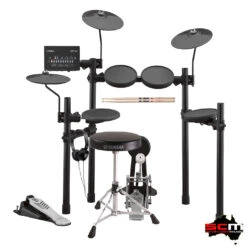 YAMAHA DTX452KPLUS Electronic Drum Kit With Drum Throne, Headphones Sticks