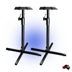 Pair Of Adjustable Studio Monitor Speaker Stands ICON SB100 ON SALE!
