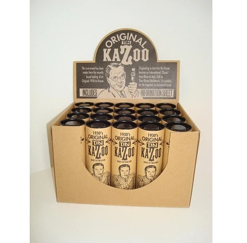 Clarkes GOLD Tinplate Kazoo In Individual Cylinder With Instructions 5 Clarkes GOLD Tinplate Kazoo In Individual Cylinder With Instructions - Image 5