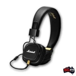 100% Genuine NEW Marshall Major 2 II MK II Black Monitoring DJ Headphones Earphones Microphone And Remote Control