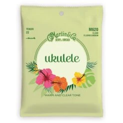 Martin M620 Clear Fluorocarbon Tenor Ukulele Strings Uke String Set