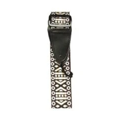 Onyx Grey 2″ Inch Nylon Guitar Strap For Acoustic Electric Or Bass Guitar