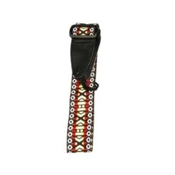 Onyx Red 2″ Inch Nylon Guitar Strap For Acoustic Electric Or Bass Guitar