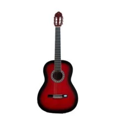 TC11RDS VALENCIA – RED Size Classical Nylon String Guitar Package W DVD