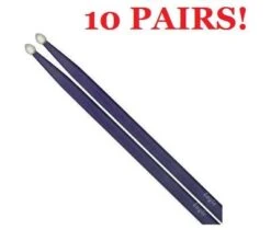 10 PAIRS EAGLE PURPLE 5A NYLON DRUM STICKS