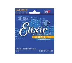 ELIXIR 11-49 STRING SET LONG LIFE ELECTRIC GUITAR STRINGS NANOWEB 11-49