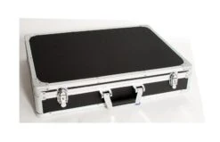 CNB PC312 GUITAR FX EFFECTS PEDAL HARD ROAD CASE REMOVEABLE LID VELCRO HARDCASE