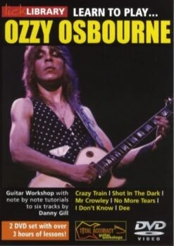 LEARN TO PLAY OZZY OSBOURNE GUITAR LICK LIBRARY DVD SET TUTORIAL ELECTRIC GUITAR