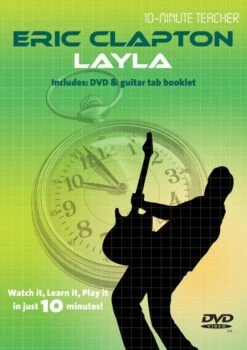 10-MINUTE TEACHER ERIC CLAPTON LAYLA GUITAR DVD TUTORIAL MUSIC LEARN TO PLAY