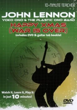 10-MINUTE TEACHER JOHN LENNON HAPPY XMAS WAR IS OVER GUITAR DVD