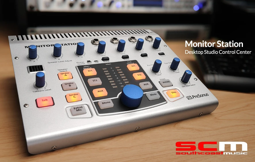 Presonus Monitor Station 4 Phono Outputs Dual Monitor Recording Control Centre IN STOCK! 1 Presonus Monitor Station 4 Phono Outputs Dual Monitor Recording Control Centre IN STOCK!