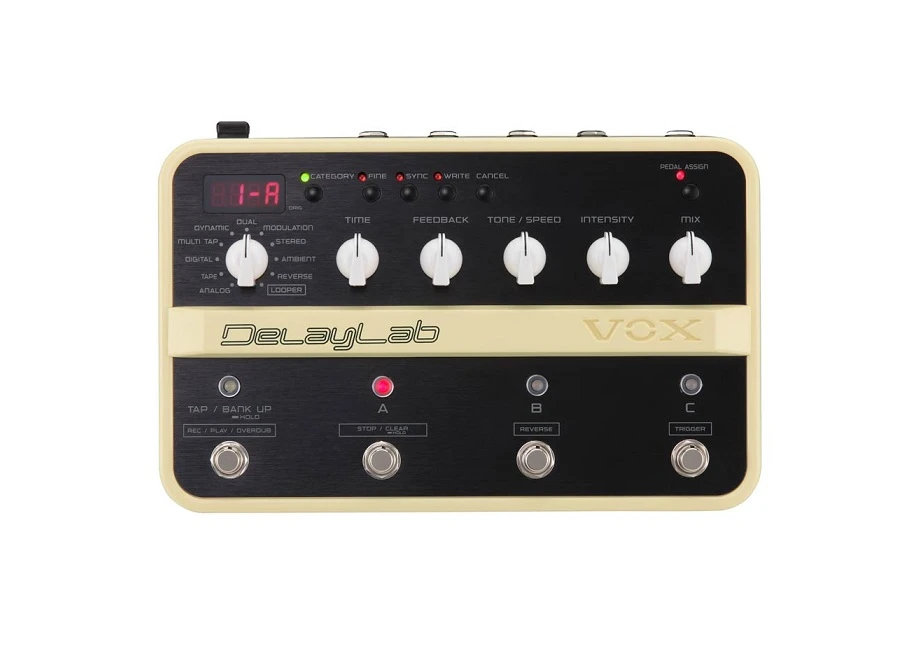 Vox DelayLab Electric Guitar Delay FX Pedal 1 Vox DelayLab Electric Guitar Delay FX Pedal