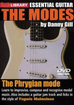 LICK LIBRARY THE MODES LEARN PHRYGIAN MODE Yngwie Malmsteen DVD GUITAR RDR0388