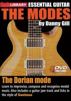 LICK LIBRARY THE MODES LEARN DORIAN MODE SANTANA DVD ELECTRIC GUITAR RDR0387