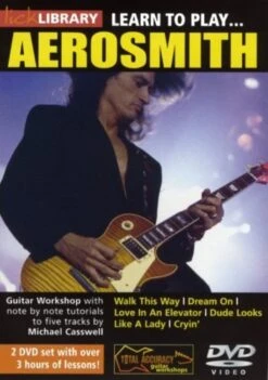 LICK LIBRARY – LEARN TO PLAY AEROSMITH GUITAR 2 DVD SET