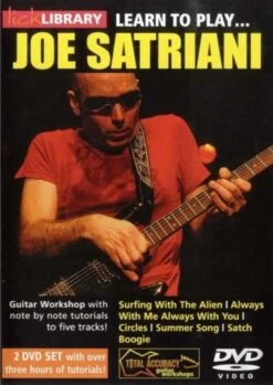 LICK LIBRARY – LEARN TO PLAY JOE SATRIANI GUITAR 2 DVDs