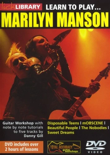 LICK LIBRARY – LEARN TO PLAY MARILYN MANSON GUITAR DVD 1 LICK LIBRARY – LEARN TO PLAY MARILYN MANSON GUITAR DVD