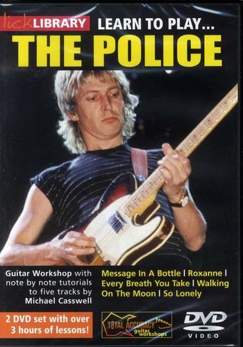 LICK LIBRARY LEARN TO PLAY THE POLICE GUITAR DVD 1 LICK LIBRARY LEARN TO PLAY THE POLICE GUITAR DVD