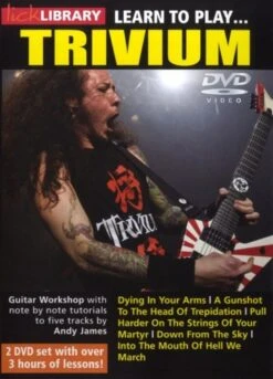 LICK LIBRARY LEARN TO PLAY TRIVIUM ELECTRIC GUITAR DVD