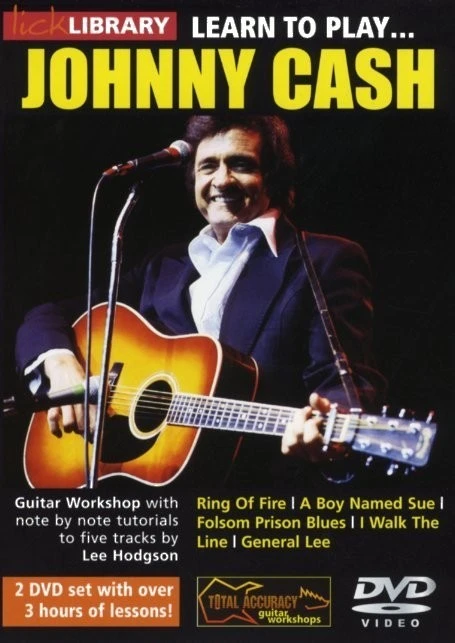 LICK LIBRARY LEARN TO PLAY JOHNNY CASH DVD ELECTRIC GUITAR RDR0152 1 LICK LIBRARY LEARN TO PLAY JOHNNY CASH DVD ELECTRIC GUITAR RDR0152