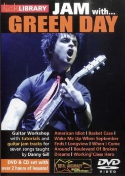 LICK LIBRARY JAM WITH GREEN DAY GUITAR DVD & CD