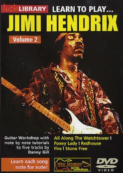 LICK LIBRARY Learn To Play JIMI HENDRIX VOL2 GUITAR DVD