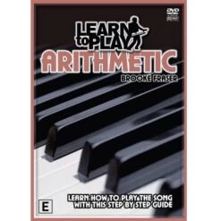 LEARN KEYBOARD PIANO BROOKE FRASER ARITHMETIC DVD TUITIONAL TUTORIAL DVD