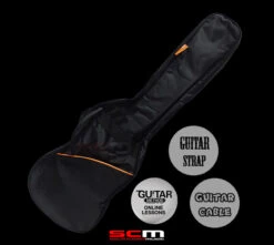 ASHTON JOEY 3/4 SIZE ELECTRIC GUITAR BLACK GLOSS FINISH 7 ASHTON JOEY 3/4 SIZE ELECTRIC GUITAR BLACK GLOSS FINISH -SCMUSIC p 20441 ASHTON JOEY GIG BAG SCMUSIC1