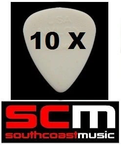 10 X .46mm NYLON GREY GUITAR PICKS By JIM DUNLOP 10 X PLECTRUMS