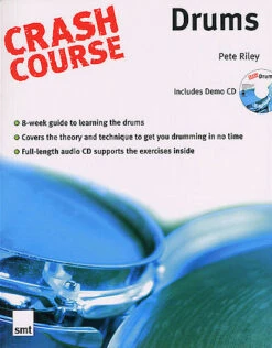 DRUMS CRASH COURSE BOOK + FREE CD
