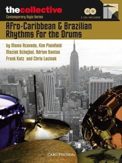 BOOK AFRO – CARIBBEAN & BRAZILIAN RHYTHMS FOR THE DRUMS + BONUS PLAYALONG CD