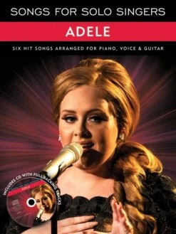 ADELE SONGS FOR SOLO SINGERS PIANO VOCAL GUITAR PVG SHEET MUSIC SONG BOOK & CD