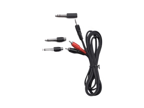 6½ Foot Australasian 3.5 Stereo Jack To RCA Jacks With 3 Adaptor Jacks 1 6½ Foot Australasian 3.5 Stereo Jack To RCA Jacks With 3 Adaptor Jacks