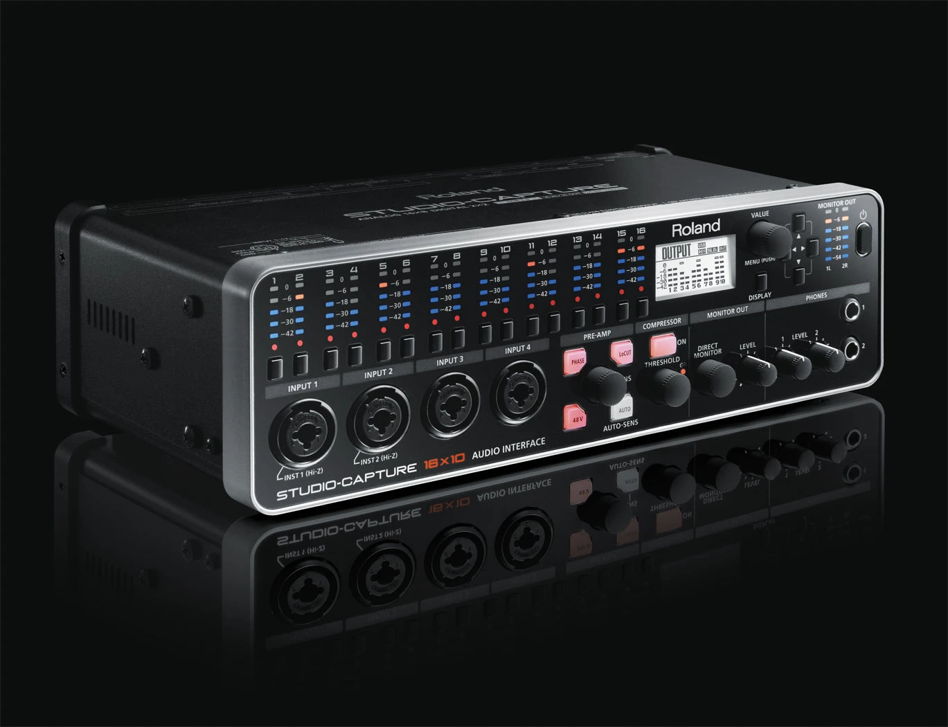 ROLAND UA1610 STUDIO CAPTURE 24-bit HIGH SPEED USB AUDIO INTERFACE 16X10 1 ROLAND UA1610 STUDIO CAPTURE 24-bit HIGH SPEED USB AUDIO INTERFACE 16X10