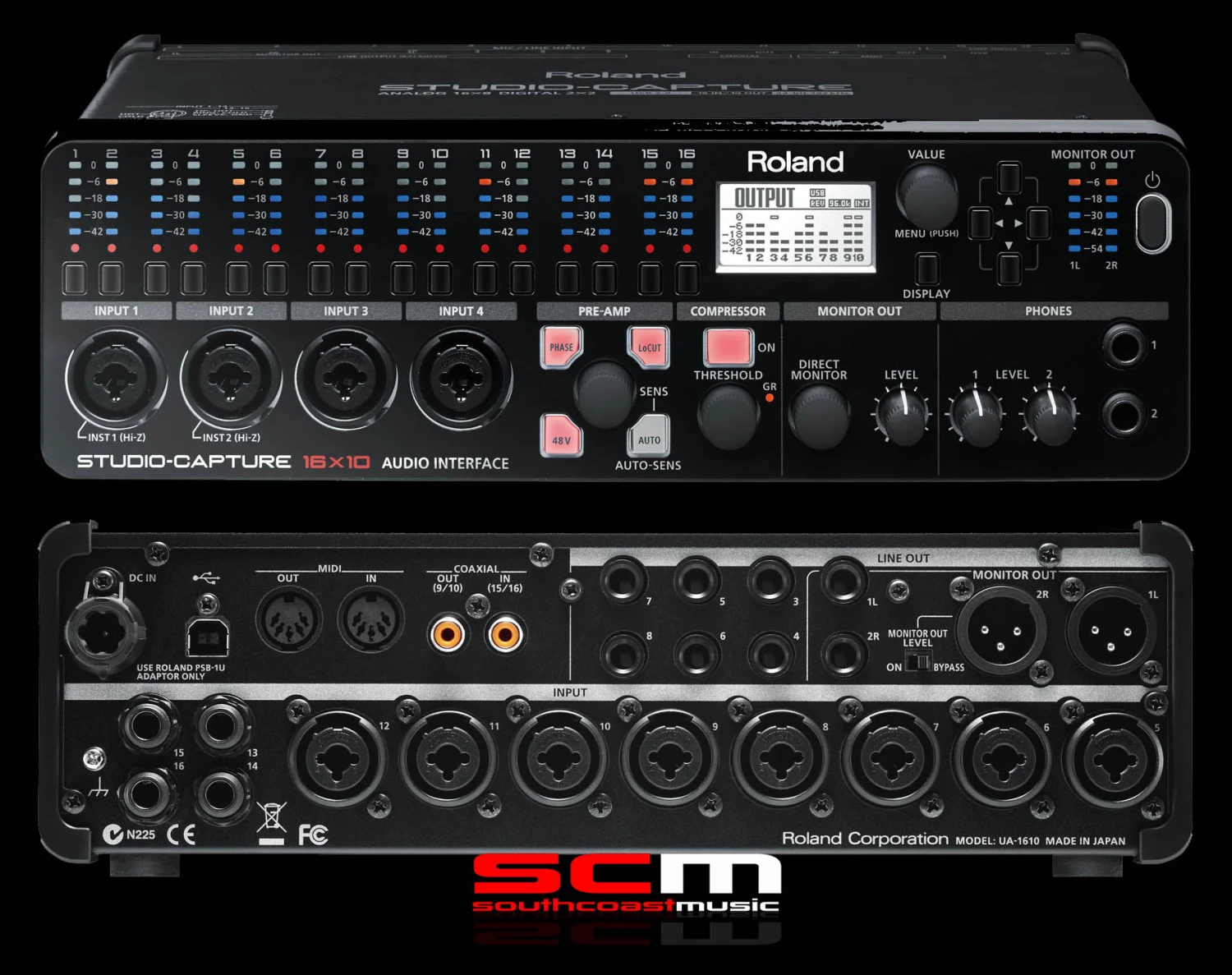 ROLAND UA1610 STUDIO CAPTURE 24-bit HIGH SPEED USB AUDIO INTERFACE 16X10 2 ROLAND UA1610 STUDIO CAPTURE 24-bit HIGH SPEED USB AUDIO INTERFACE 16X10 - Image 2