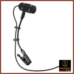 Audio-technica ATM-350 Cardioid Instrument Microphone With Clip To Suit Brass, Upright Bass, Reeds, Piano, Snare, Toms, And Violin.