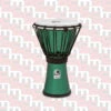TOCA 7″ FREESTYLE COLORSOUND DJEMBE – METALLIC GREEN Finish